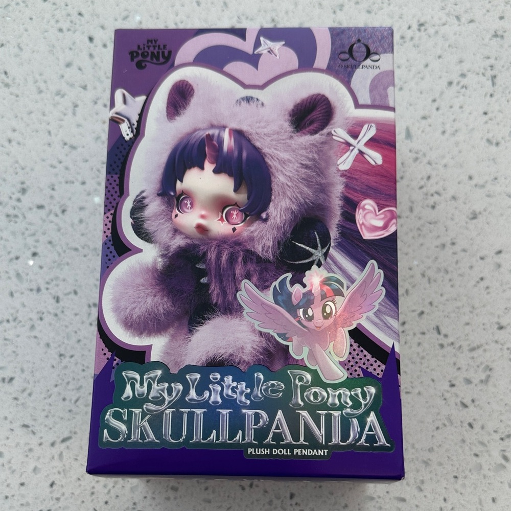 My Little Pony Plush Skullpanda Pendant - Pinkie Pie